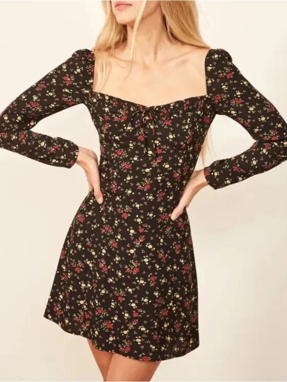 Reformation Sydney Sweetheart Mini Dress